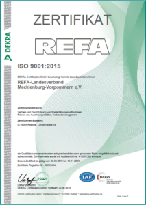 Iso9001 15 Qm Zertifikat